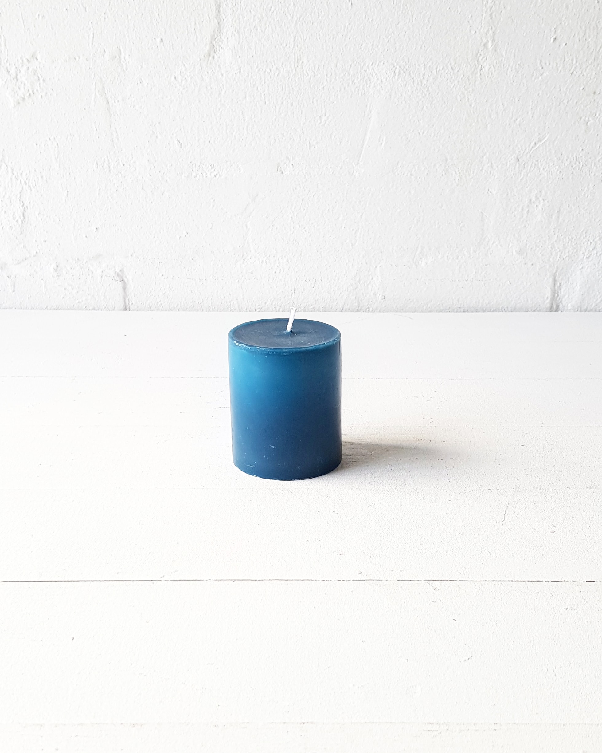 Dark Blue pillar candle